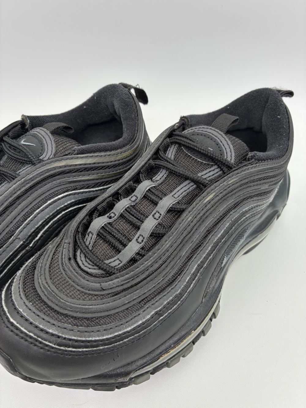 Nike Air Max 97 'Triple Black' Women's Sneakers Shoes  |  Size:  6 - Picture 12 of 15